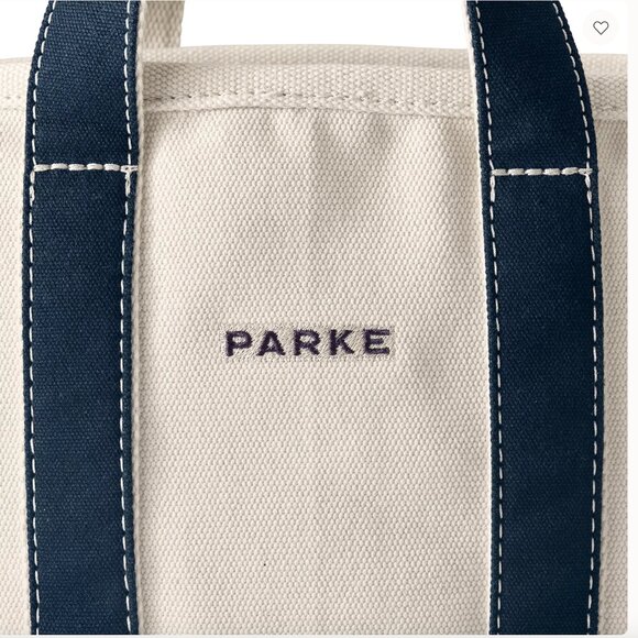PARKE - Lands Ends Canvas Tote Bag + denim pouch - Picture 3 of 7